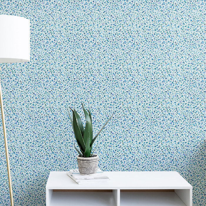 East Urban Home Ninola Design Baby Bubbles Dream Circles Matte Peel and